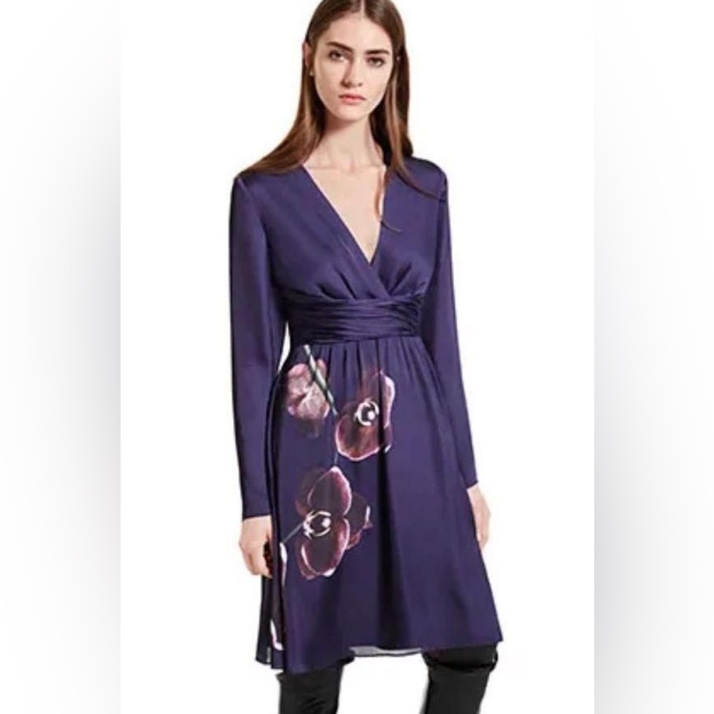 Altuzarra For Target Long Sleeve Purple Orchid Dress US 12